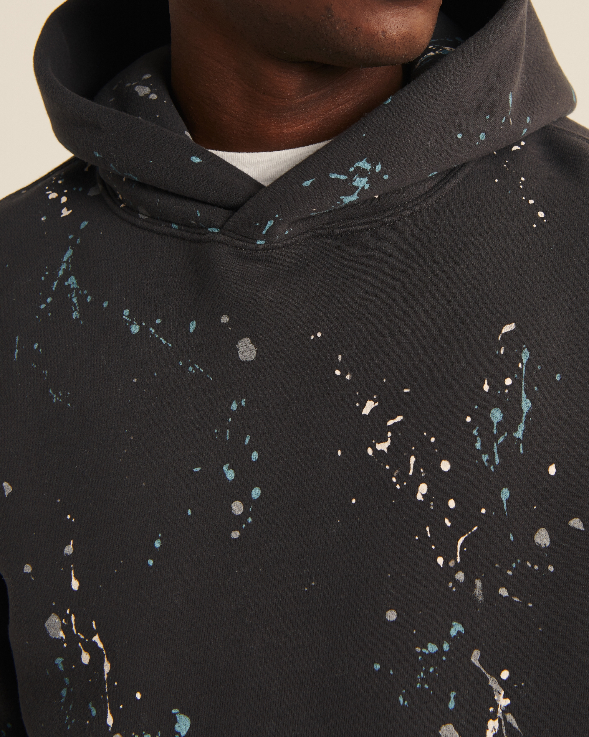 abercrombie paint splatter hoodie