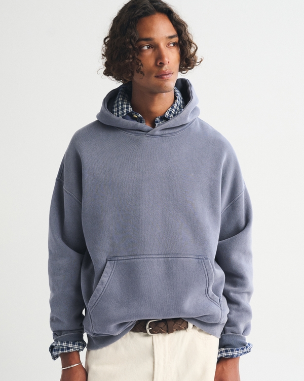Essential Popover 2.0 Hoodie, Blue view 1
