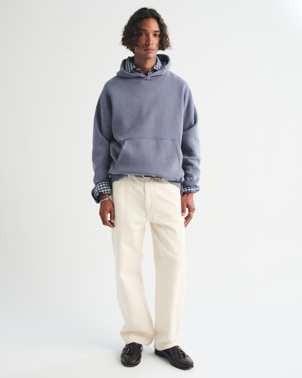Essential Popover 2.0 Hoodie, Blue view 2