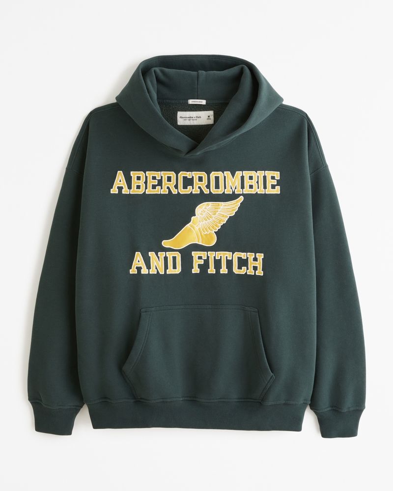 Abercrombie 2024 green hoodie