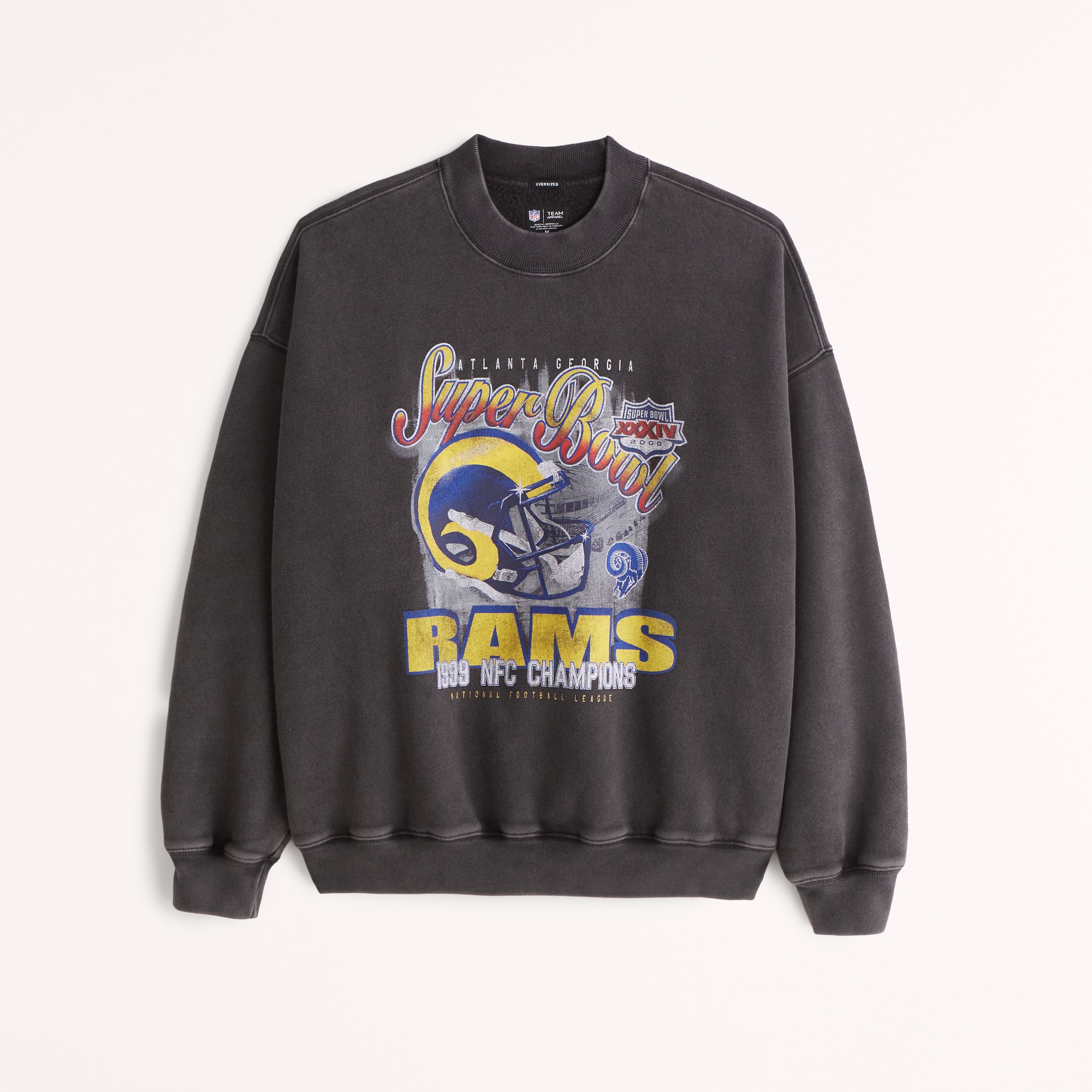 VINTAGE St Louis RAMS NFC Champions Long Sleeve T Shirt Mens Size