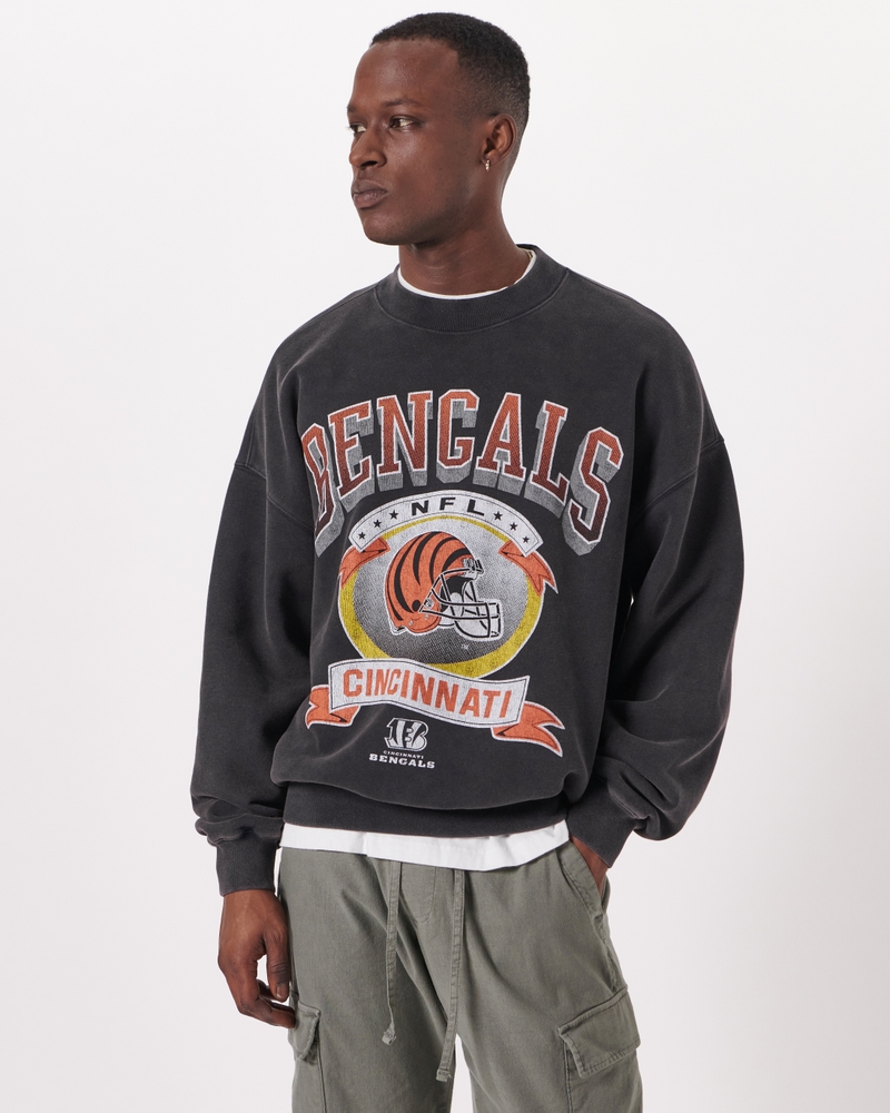 AWESOME VINTAGE CHAMPION CINCINNATI BENGALS SWEATSHIRT MEN'S SIZE XL  USA MADE!!!