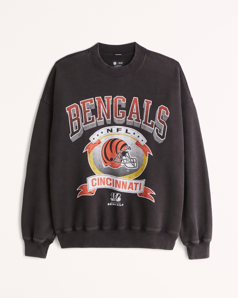Women's Cincinnati Bengals Graphic Crew Sweatshirt, Women's Tops