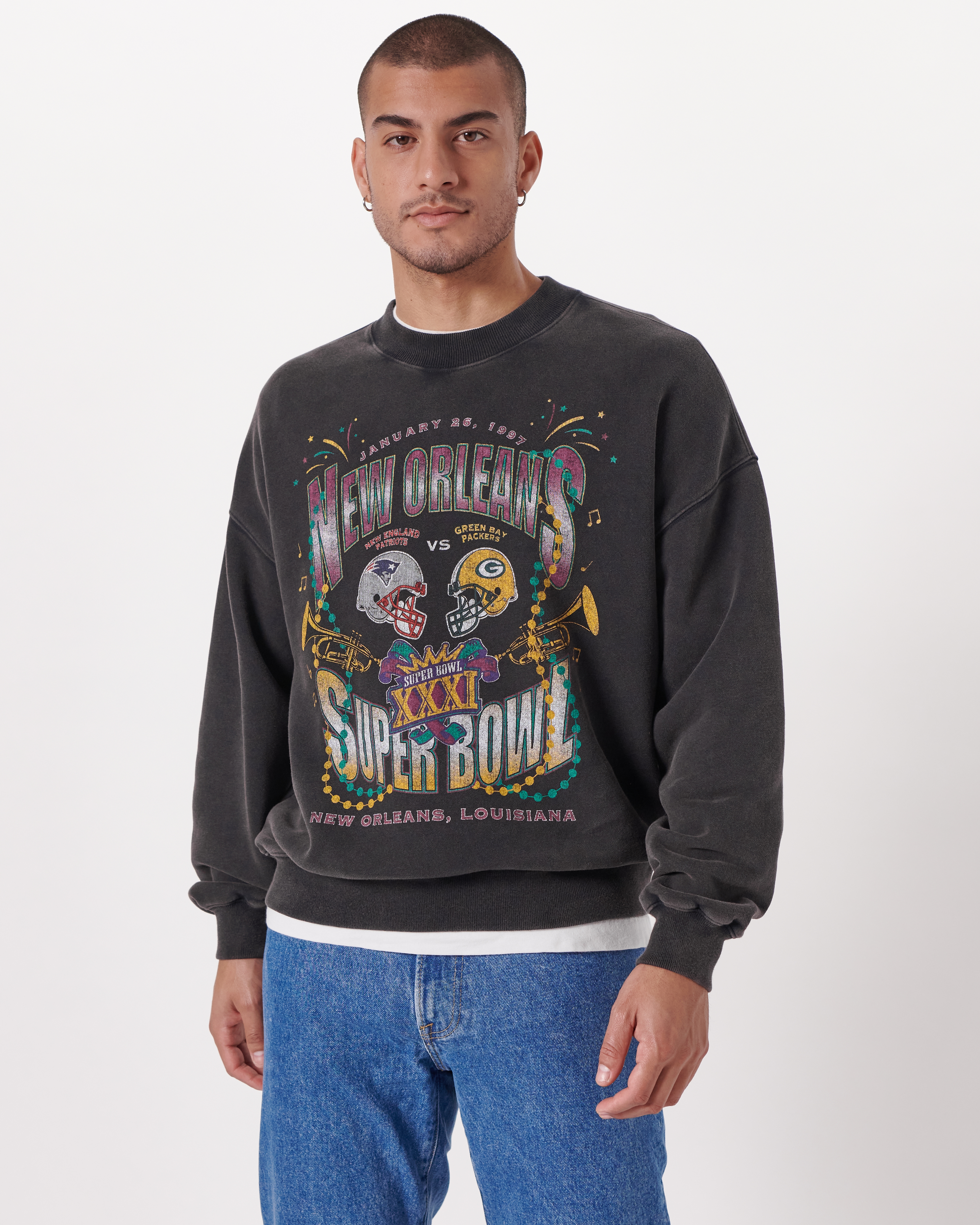 Deals Super Bowl New Orleans 1997 Crewneck