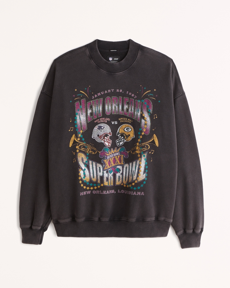 Men's Vintage Super Bowl Graphic Crew Sweatshirt | Men's Tops