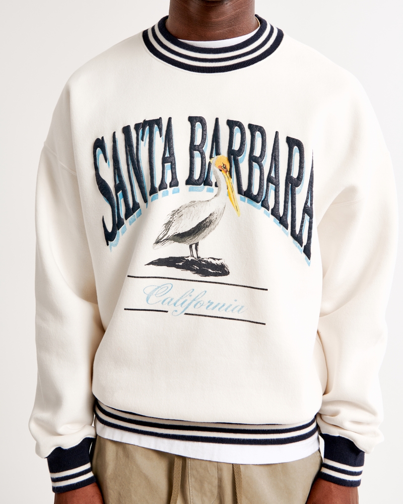 Santa Barbara Vintage Crew Neck Sweatshirt