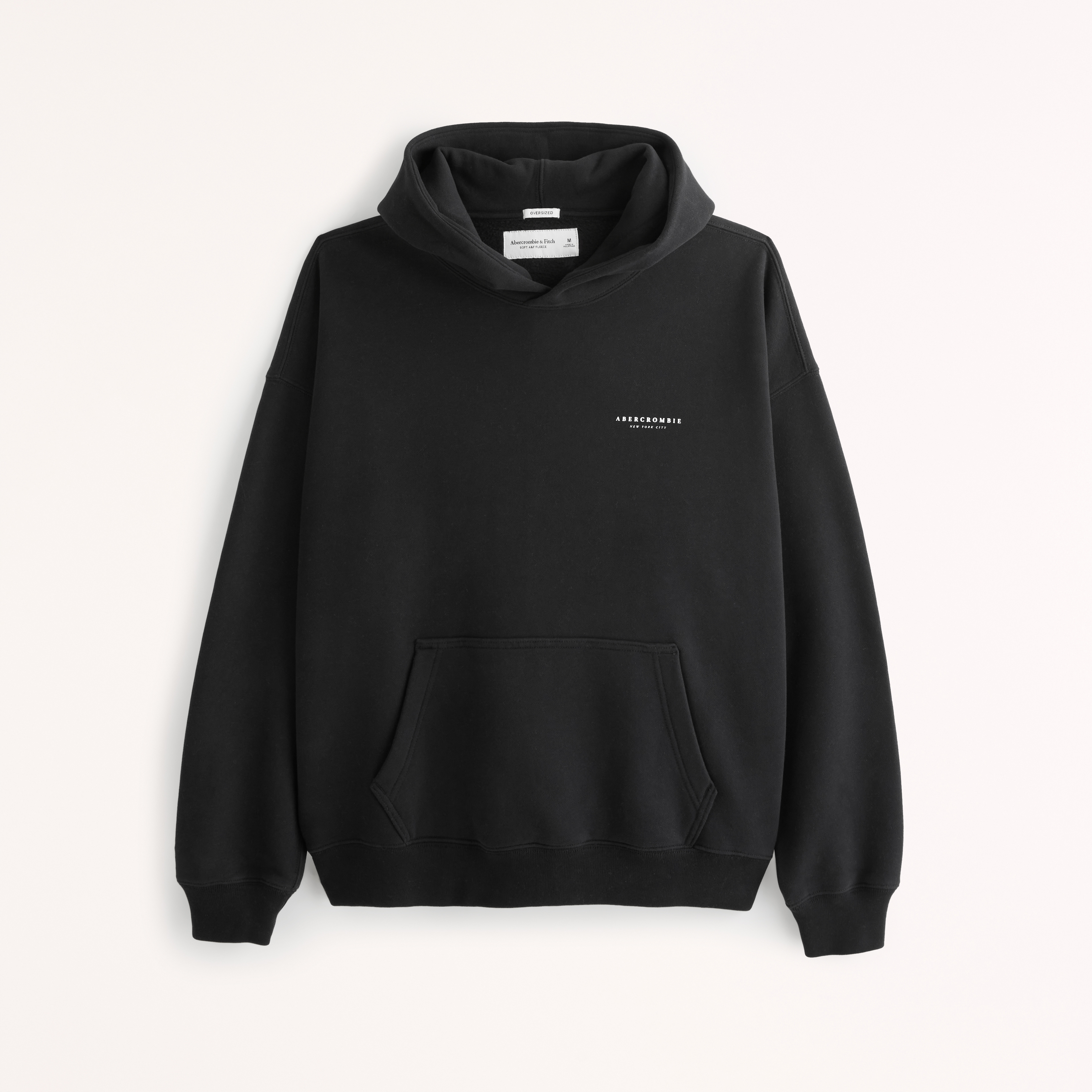 Men's Micro-Logo Popover Hoodie | Men's Clearance | Abercrombie.com