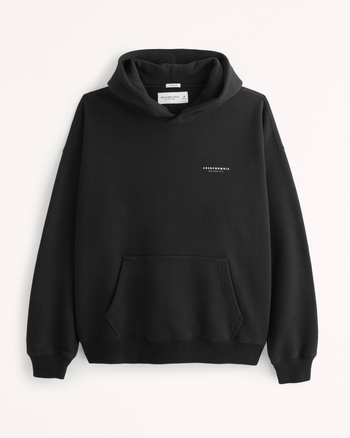 Men s Micro Logo Popover Hoodie Men s Sale Abercrombie