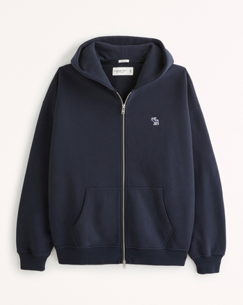 Abercrombie fleece jacket sales