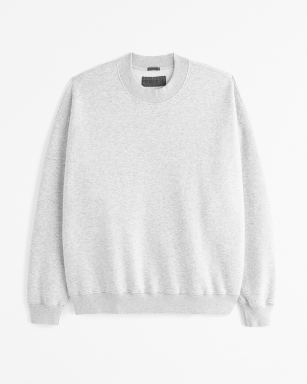 Essential Crew Sweatshirt, Light Heather Grey