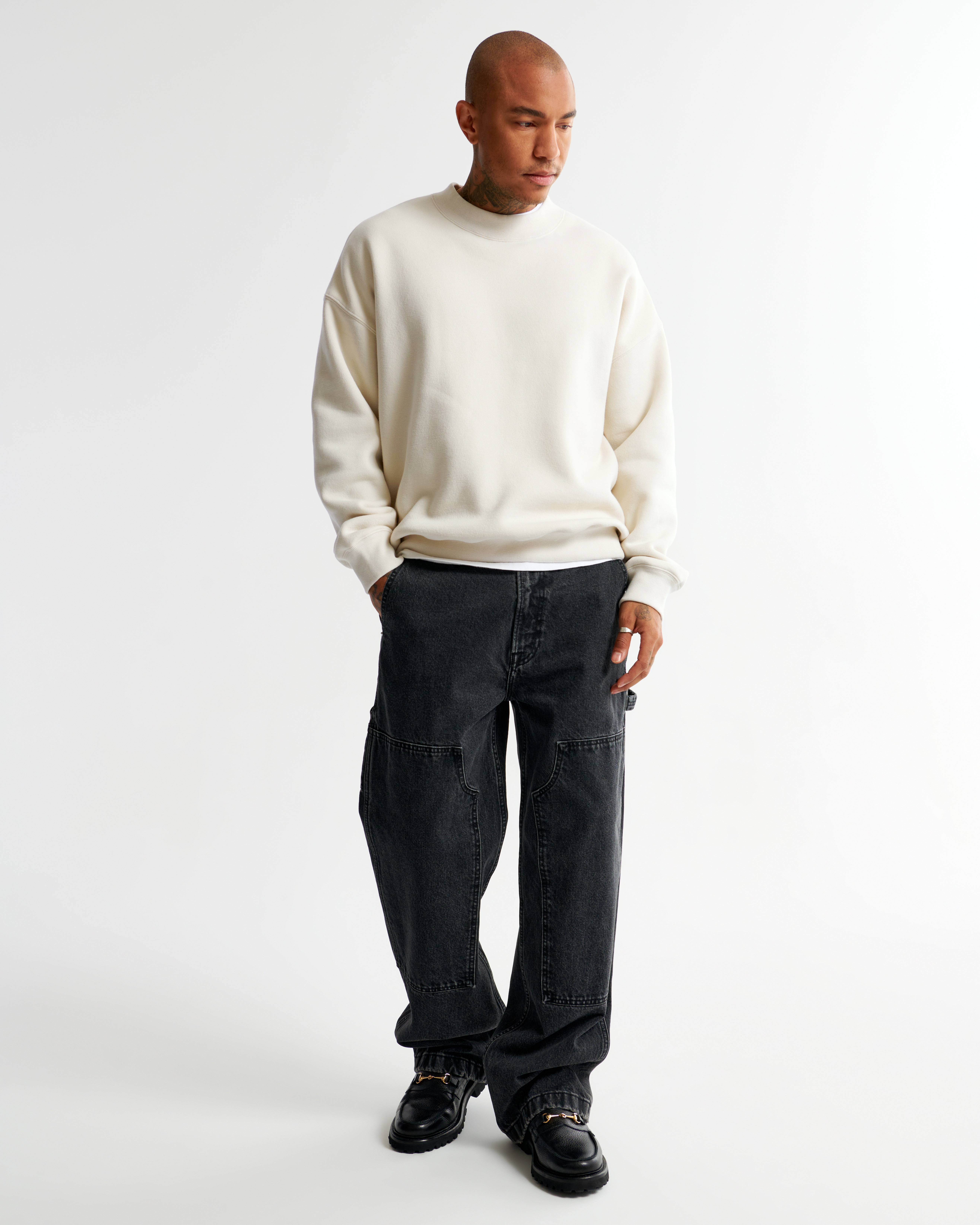 Abercrombie crew outlet neck sweatshirt