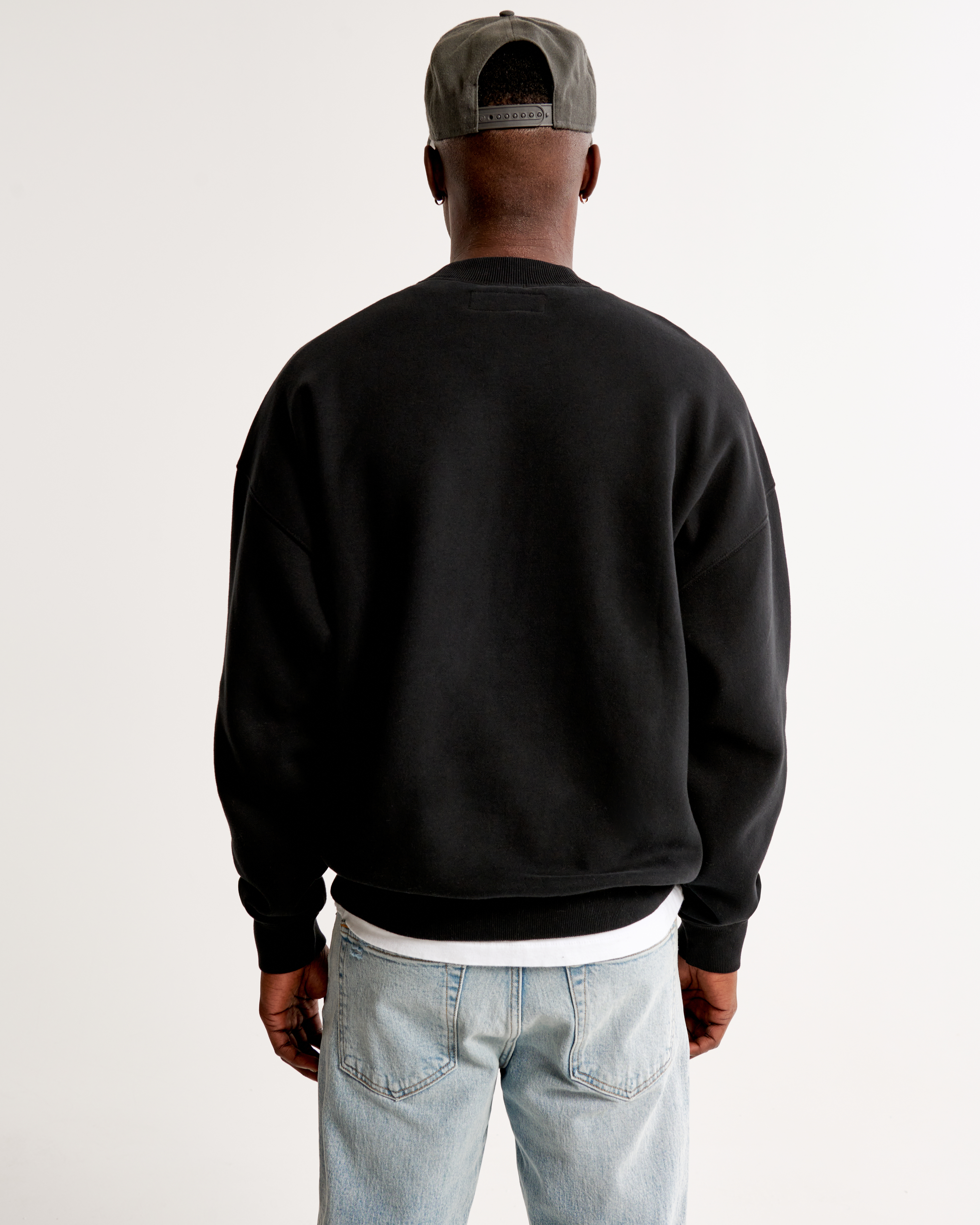 Oversize discount crew sweatshirt