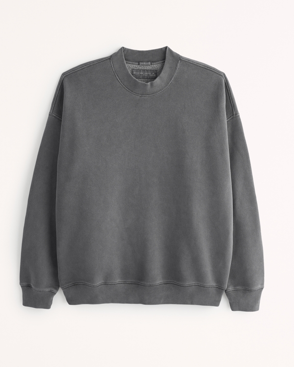 Essential Crew Sweatshirt, Dark Grey