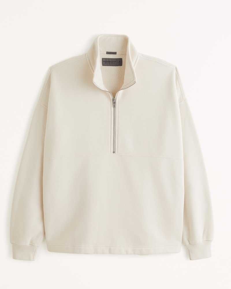 Men's Essential Half-Zip Sweatshirt | Men's Tops | Abercrombie.com