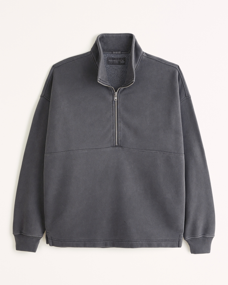 Men's Essential Half-Zip Sweatshirt, Men's Mens Search L2