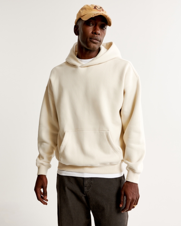 Essential Popover Hoodie, Cream