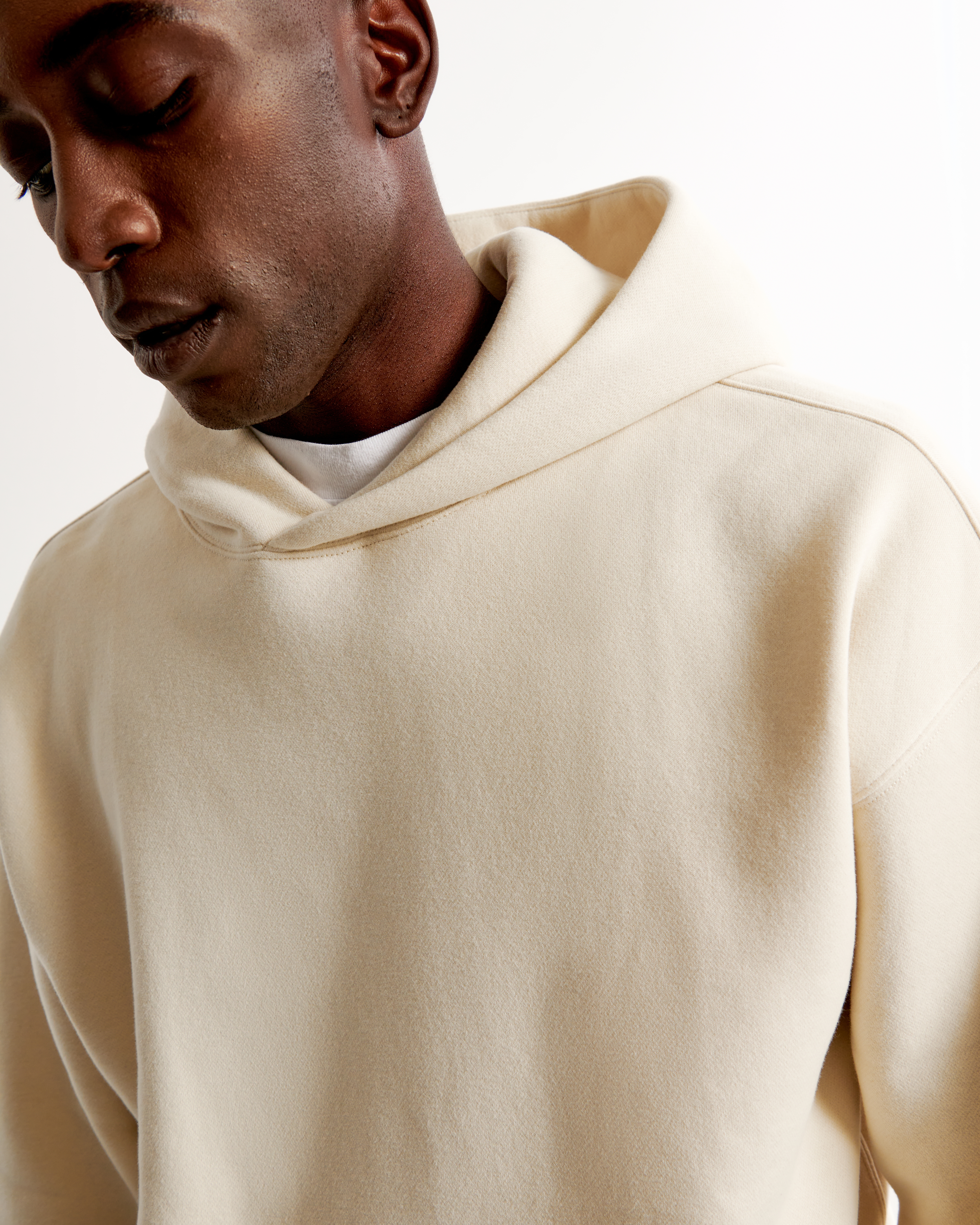 Cream hoodie clearance mens