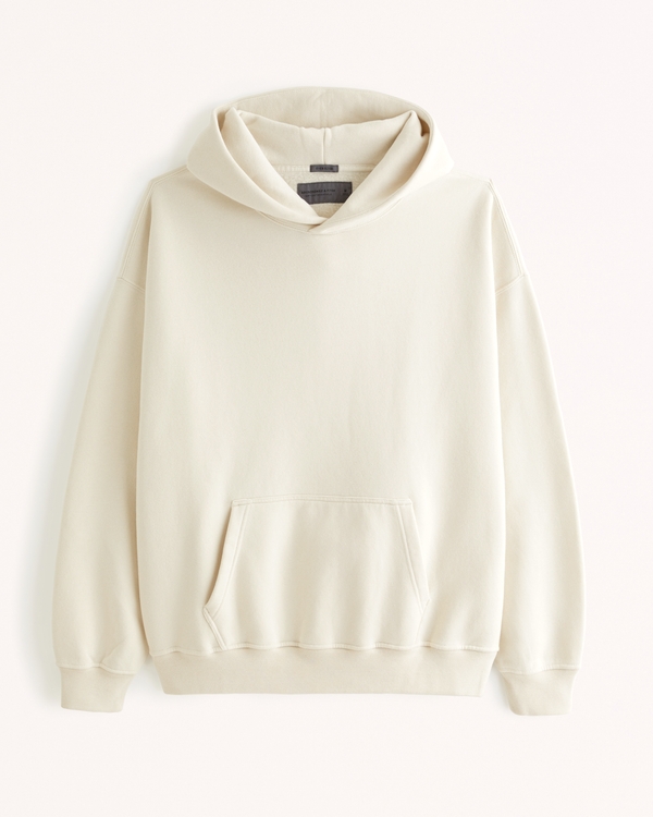 Essential Popover Hoodie, Cream