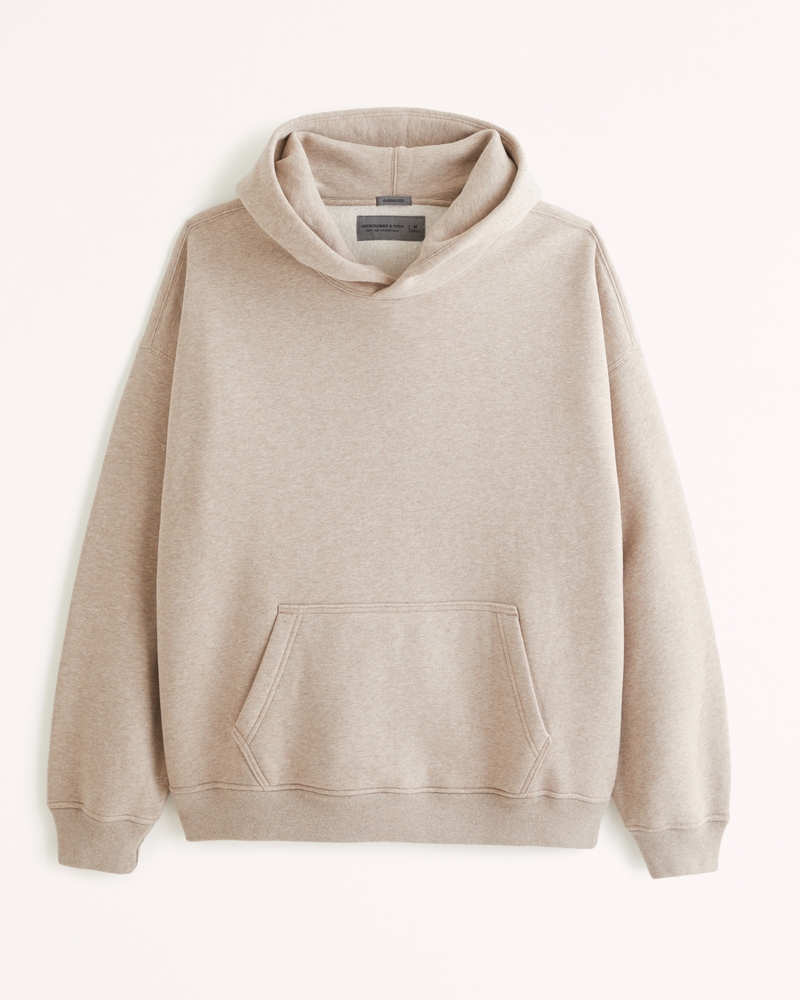 Oversized Fit Hoodie - Light taupe - Men