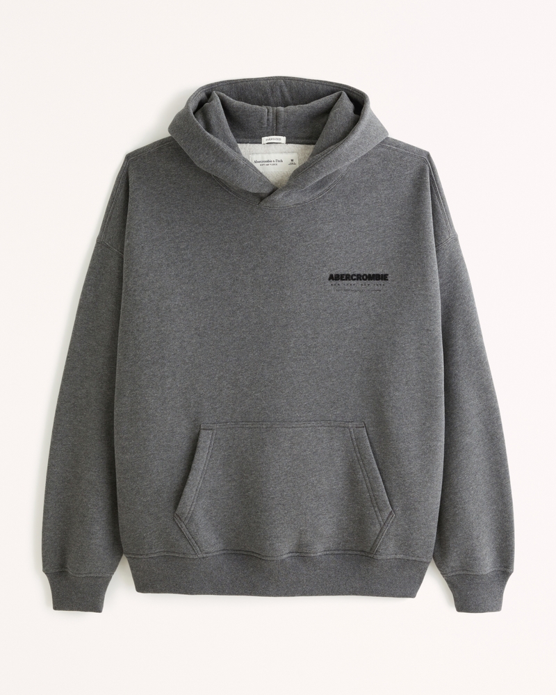 Men's Micro-Logo Popover Hoodie | Men's Au0026F Logo Shop | Abercrombie.com