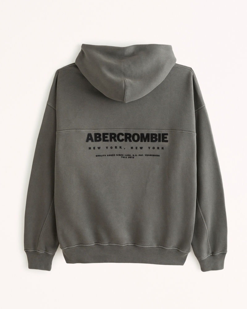 Men's Micro-Logo Popover Hoodie | Men's Tops | Abercrombie.com