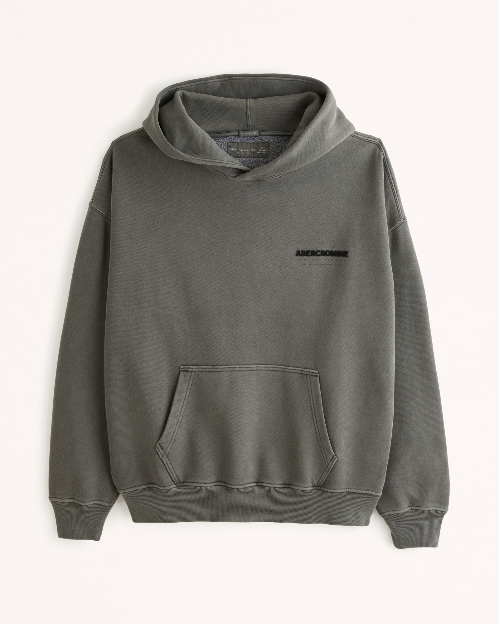 Men's Micro-Logo Popover Hoodie | Men's Tops | Abercrombie.com