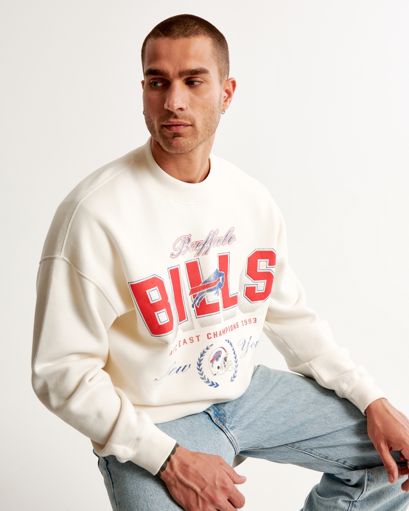 Men's Buffalo Bills Graphic Crew Sweatshirt
