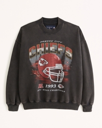 WESTSIDE STOREY VINTAGE  VINTAGE CHIEFS 90S LARGE SPELLOUT SWEATSHIRT -  Westside Storey