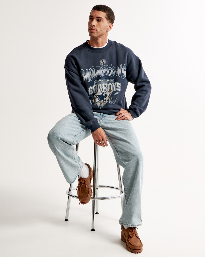 Dallas Cowboys True Classics Hometown Elevated Graphic Crew Sweatshirt -  Mens