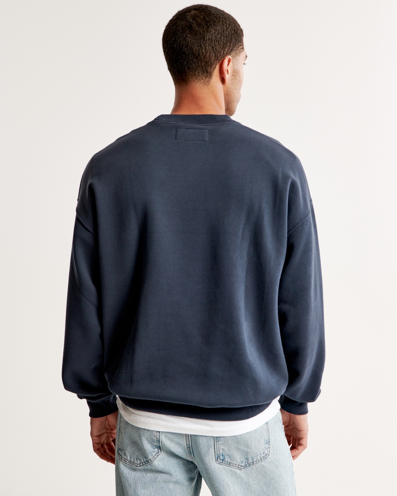 Cowboys High Neck Sweatshirt - Navy