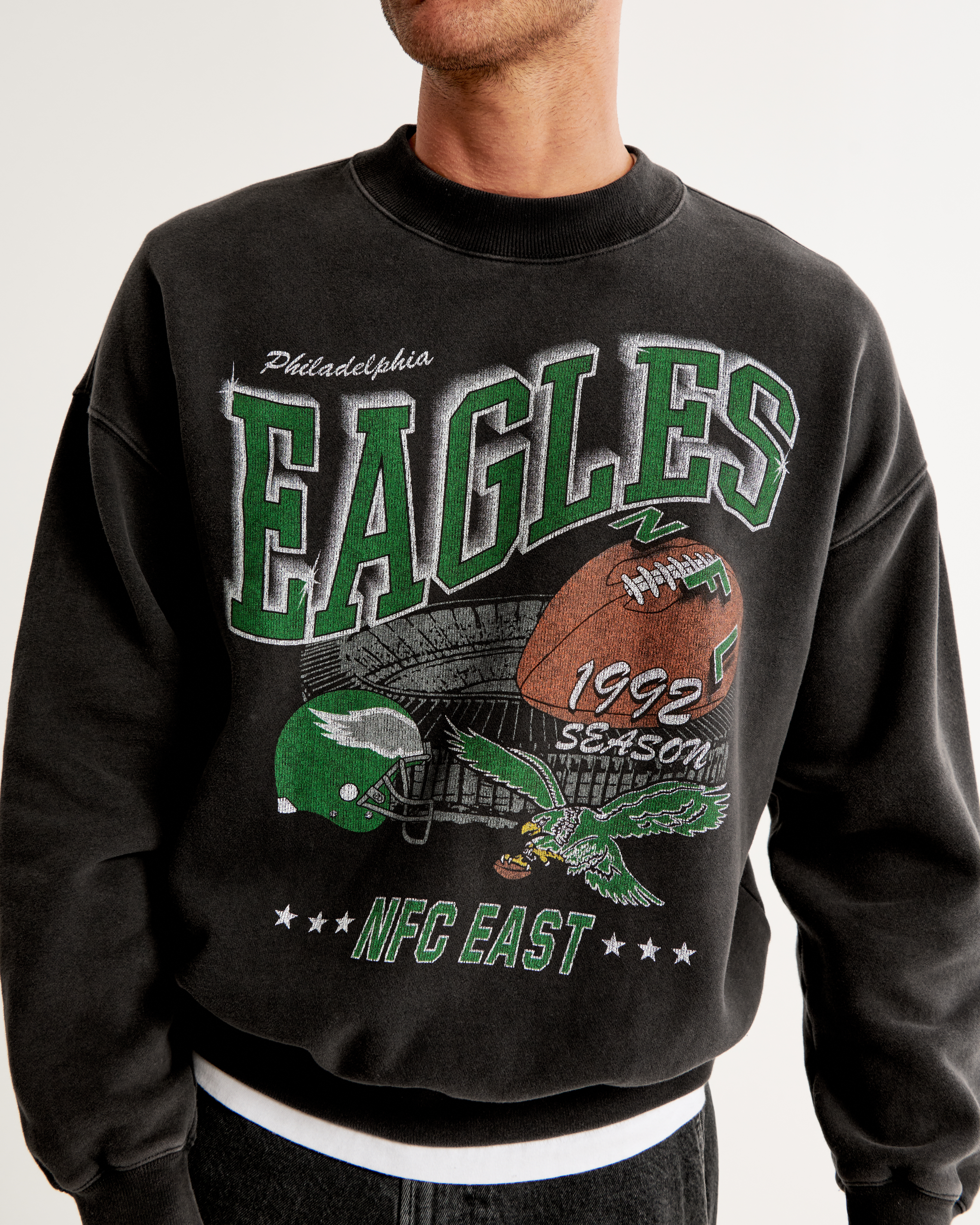 Eagles clearance crewneck sweatshirt