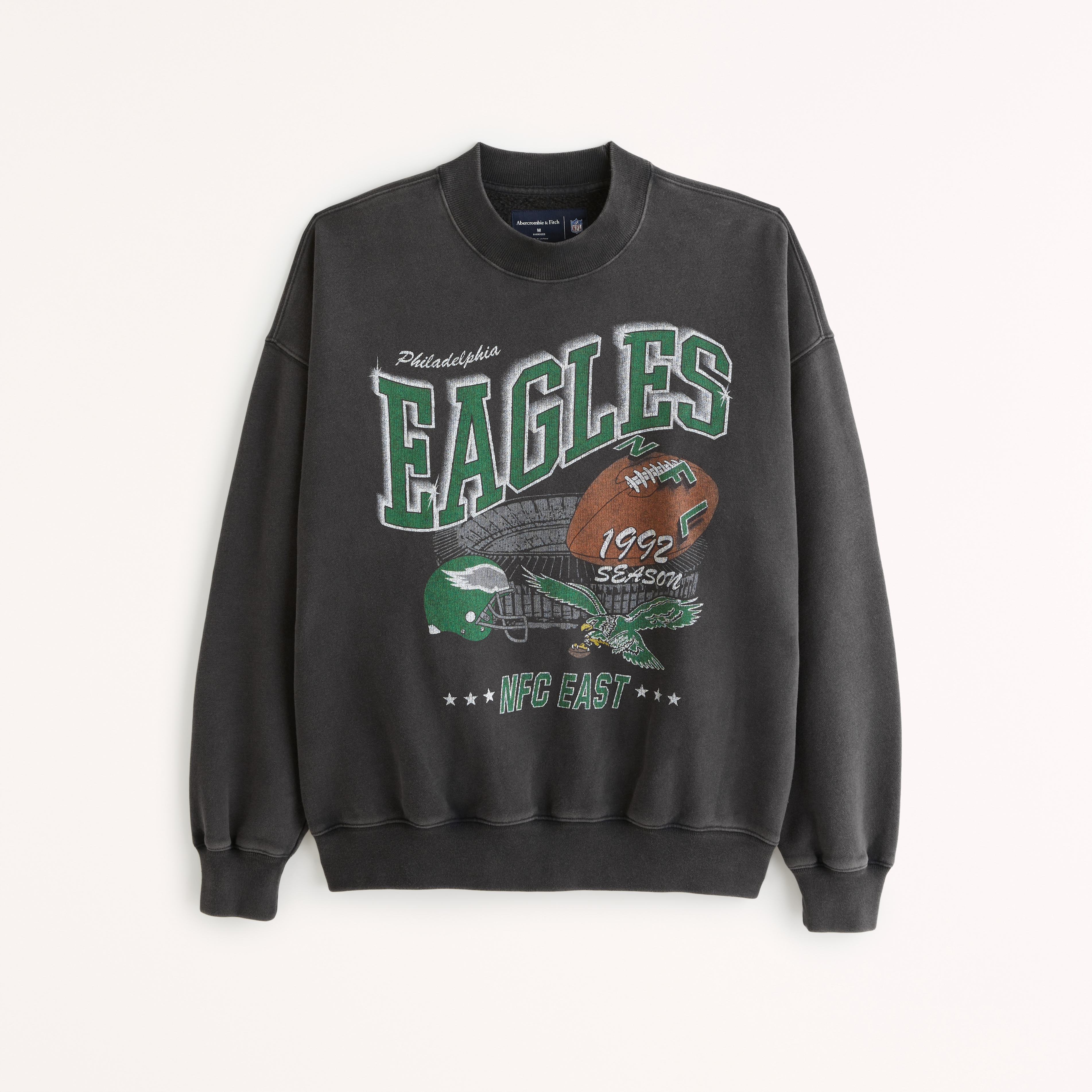 Men's Philadelphia Eagles Graphic Crew Sweatshirt | Men's Tops