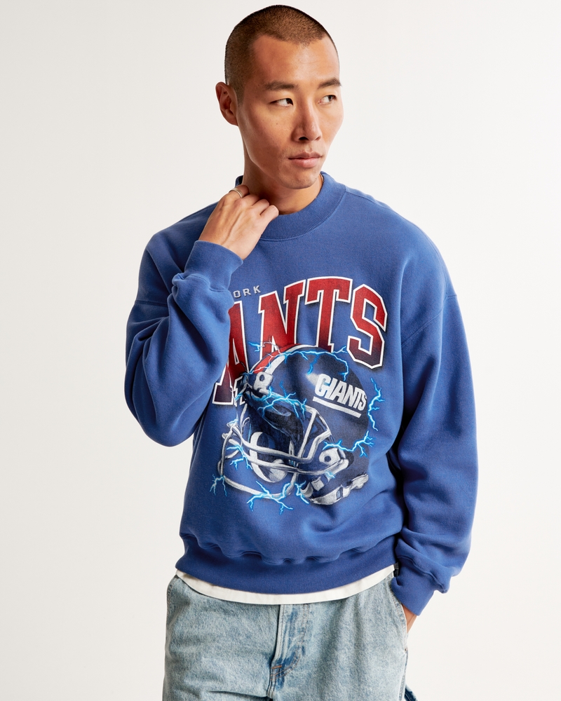 New York Giants Graphic Crew Sweatshirt