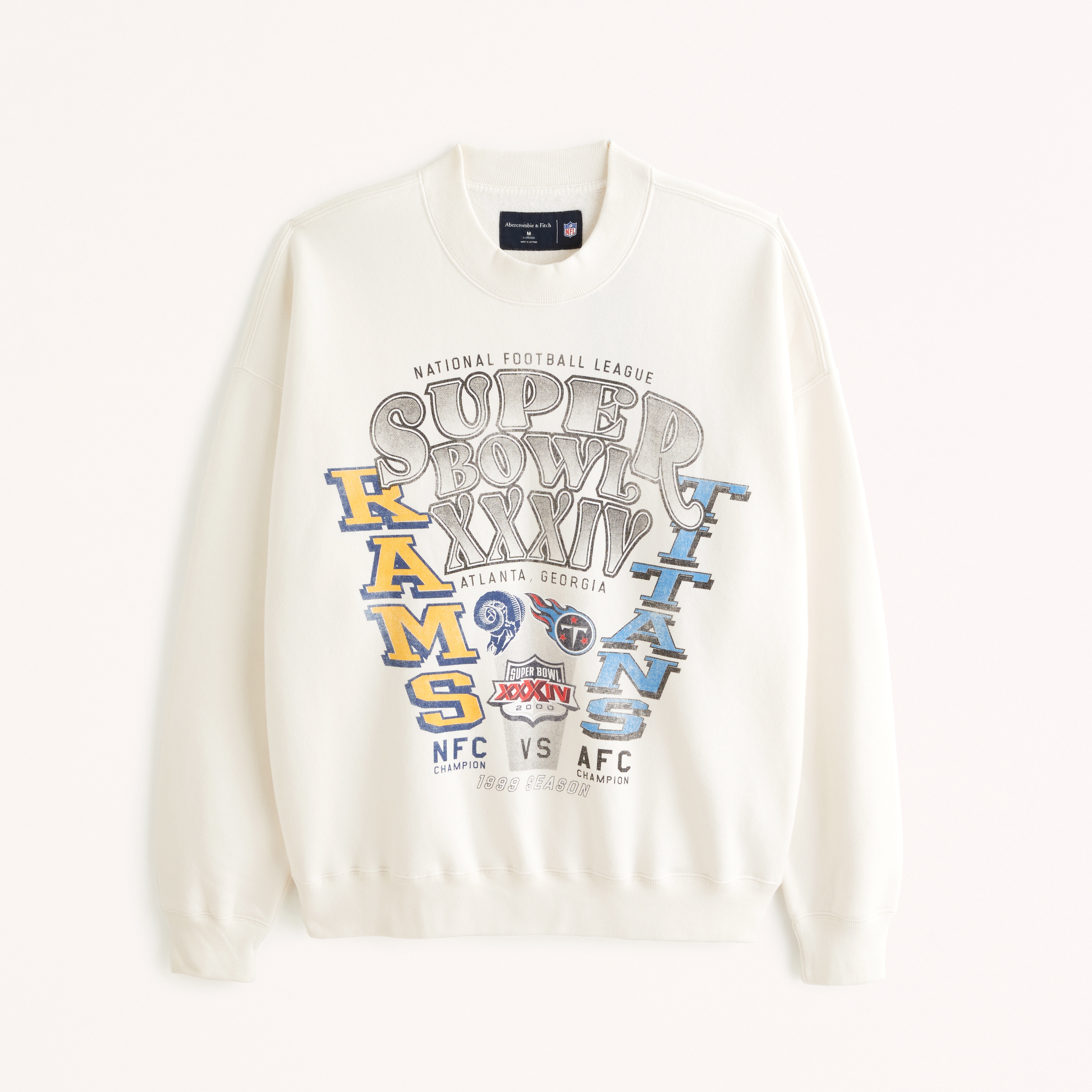 Vintage Super Bowl Graphic Crew Sweatshirt