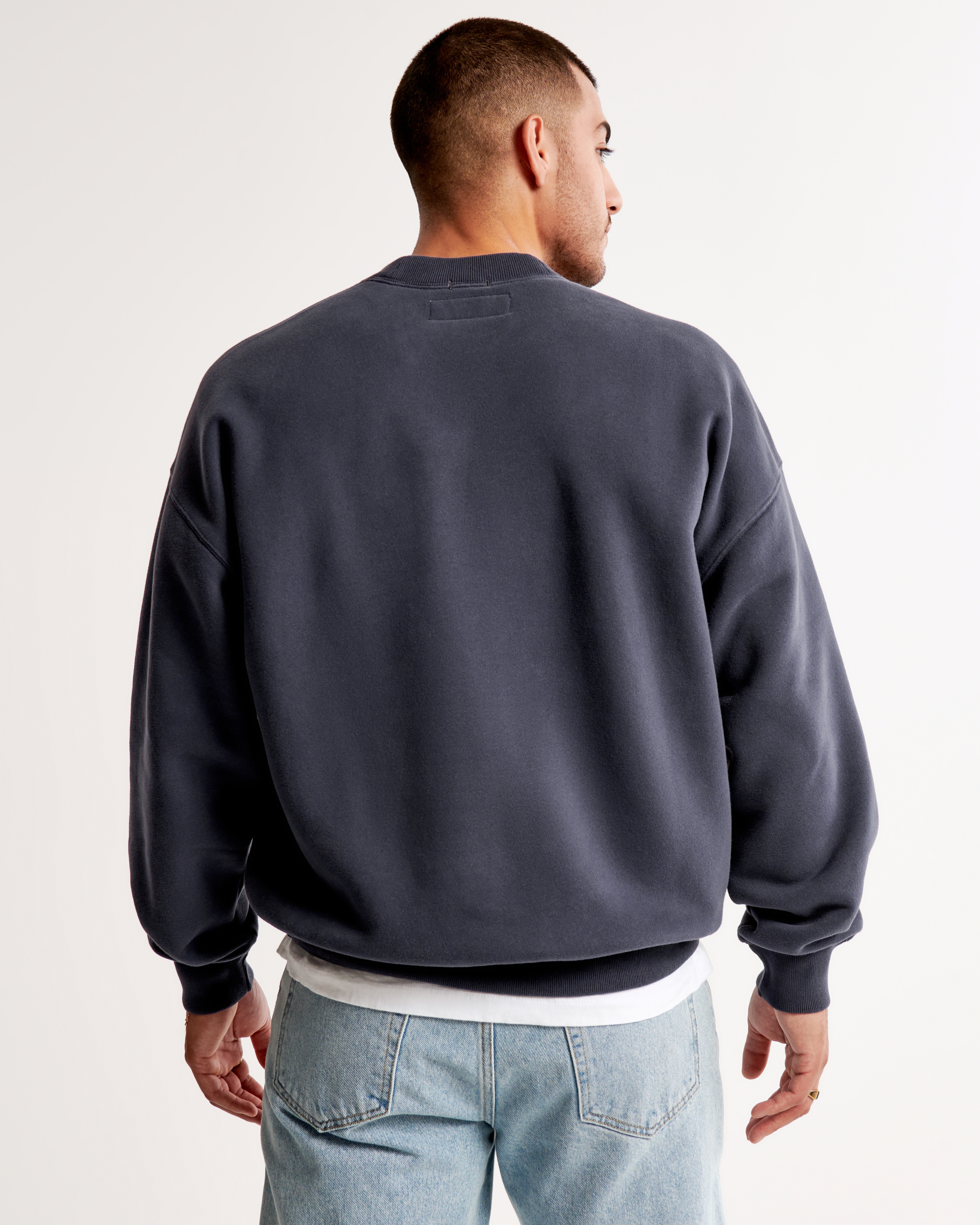 abercrombie boyfriend crewneck sweater