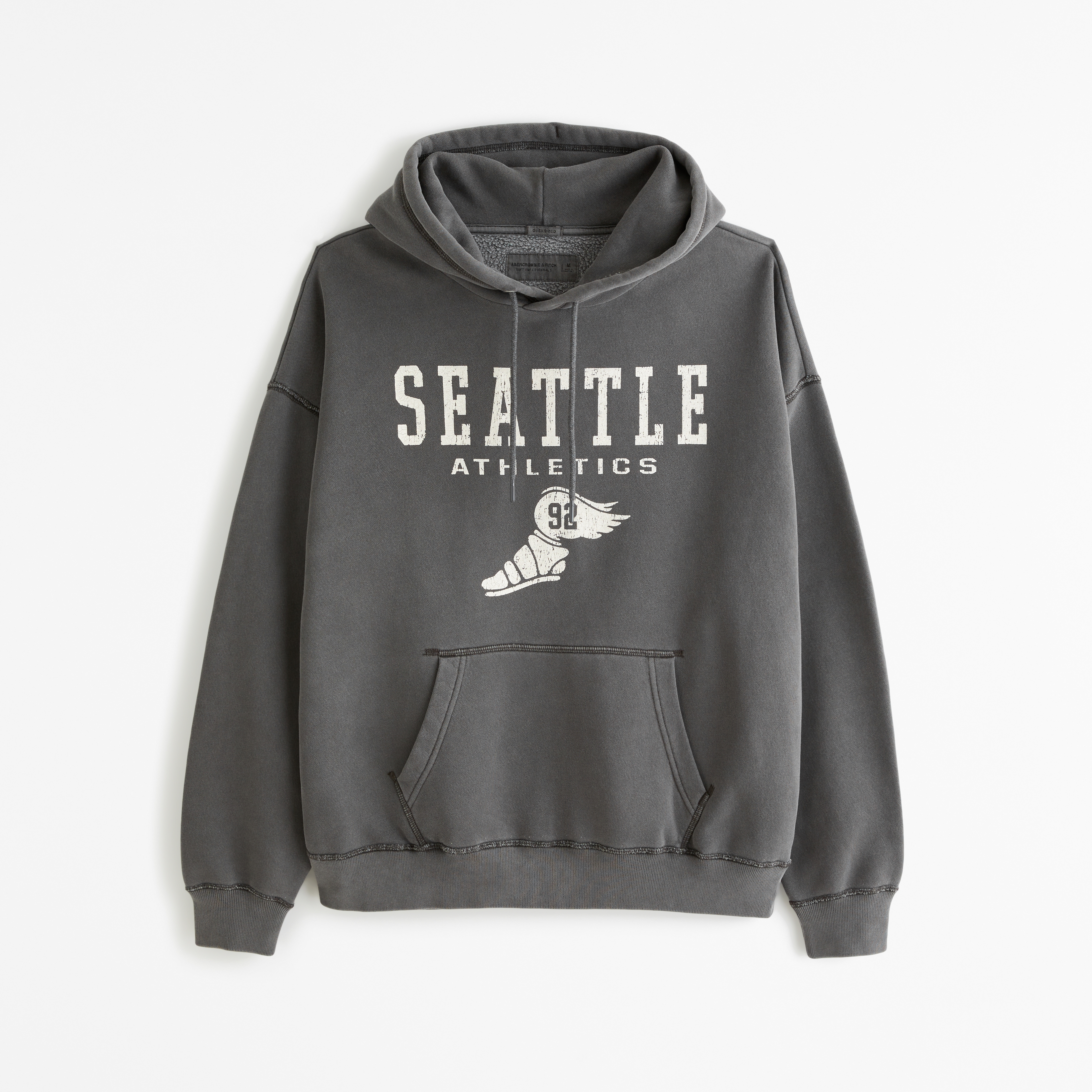 Abercrombie puff sleeve discount hoodie