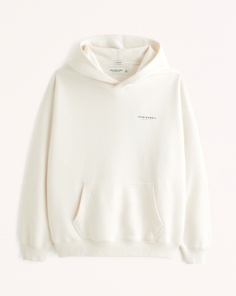 Men's Micro-Logo Popover Hoodie | Men's Tops | Abercrombie.com