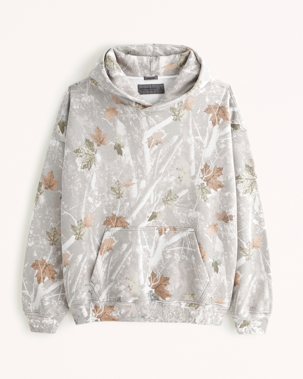 Essential Popover Hoodie, Off White Camo