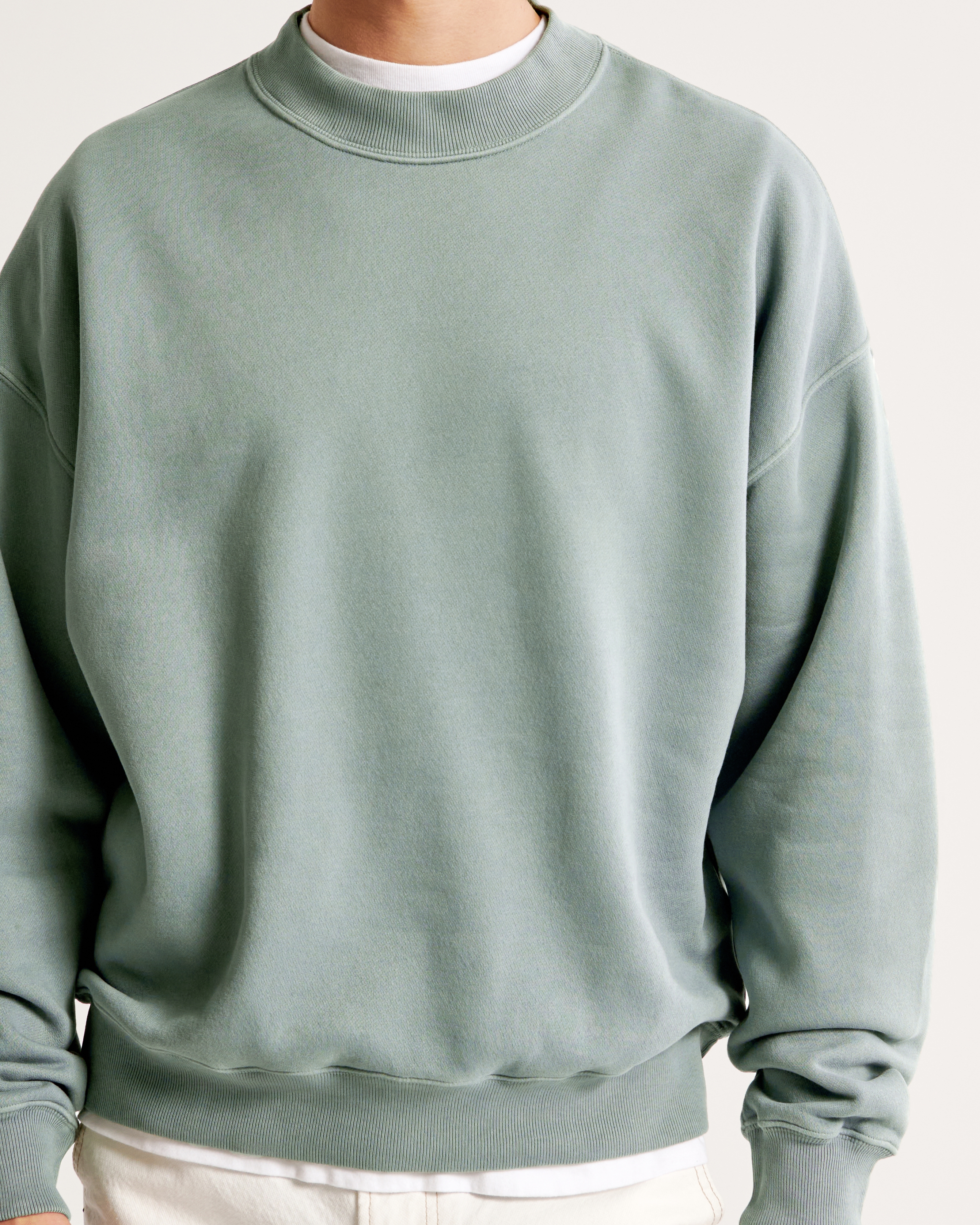 Crew neck best sale grey sweatshirt