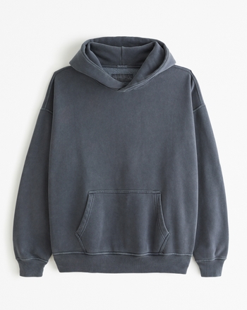 Men s Essential Popover Hoodie Men s Tops Abercrombie