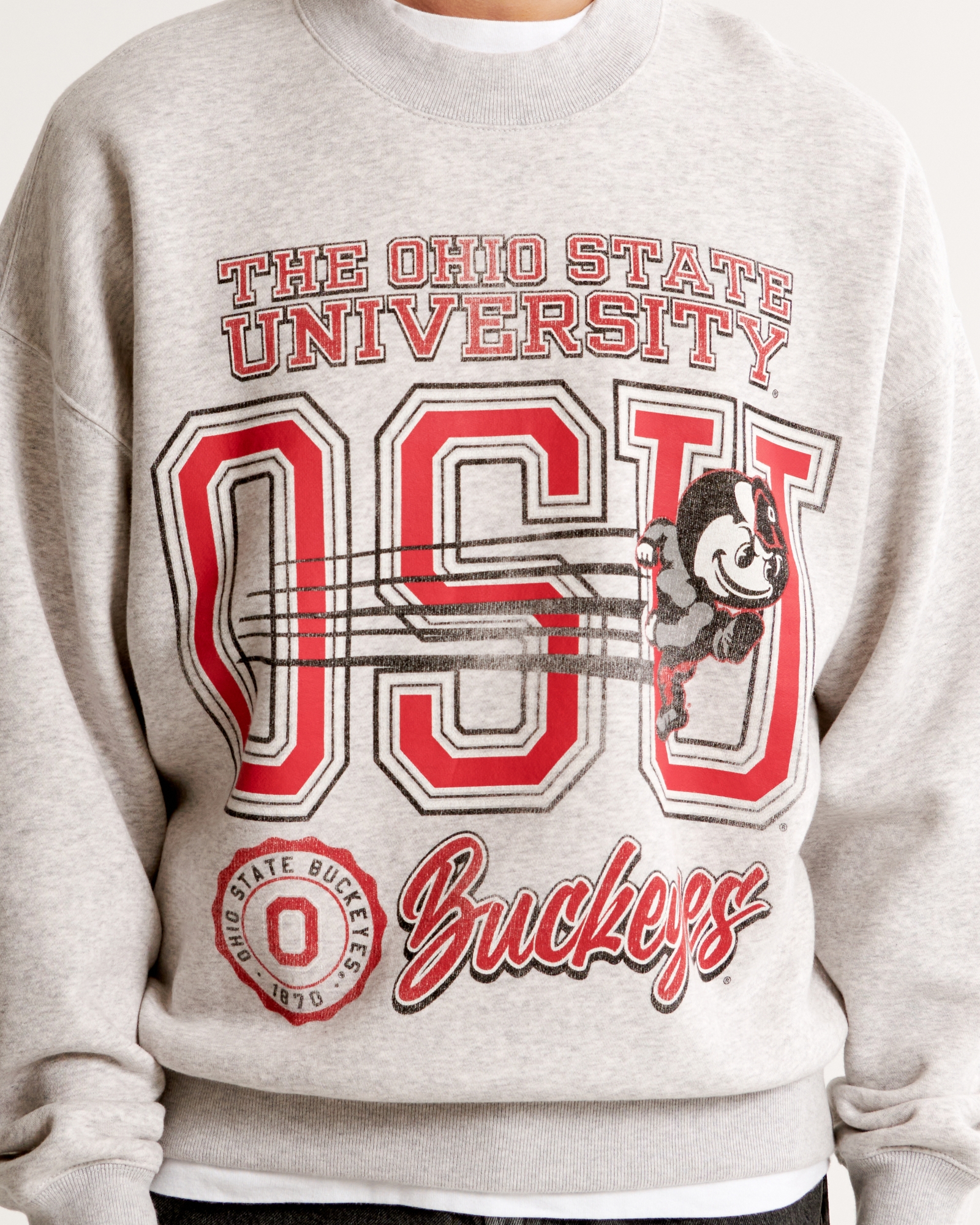 The Ohio State University Graphic Crew Sweatshirt