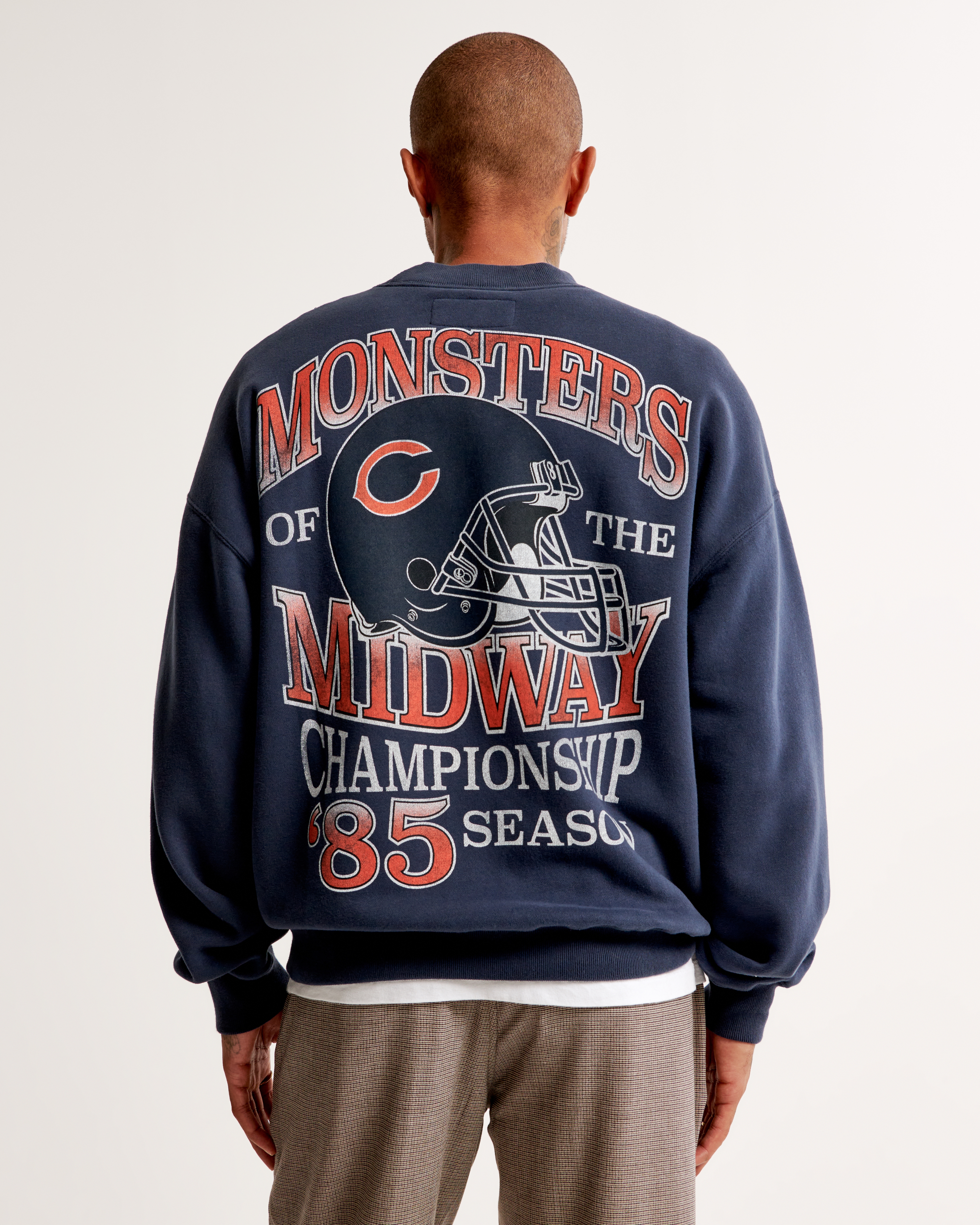 Chicago bears off 2024 the shoulder sweatshirt