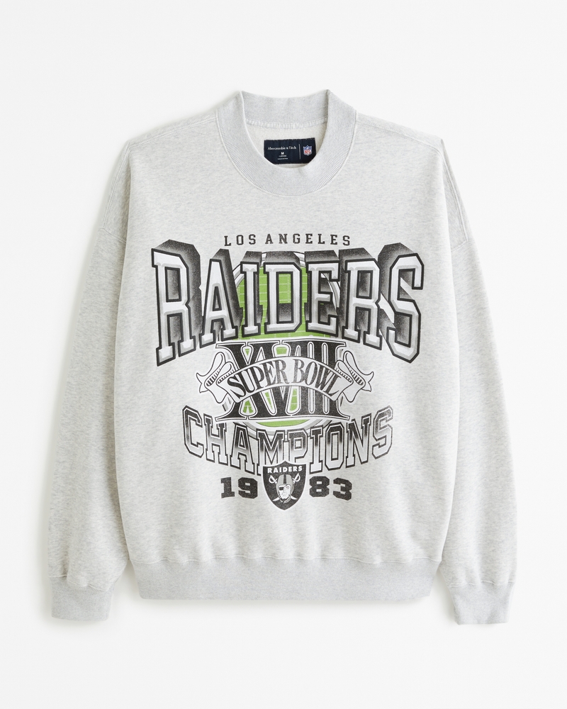 Men's Vintage Los Angeles Raiders Graphic Crew Sweatshirt, Men's