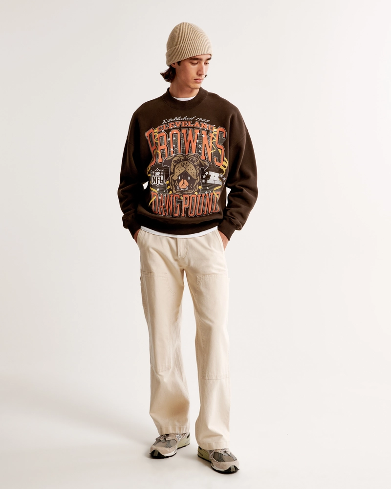 Cleveland Browns Graphic Crew Sweatshirt