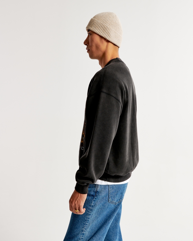 Graphic Standard Crewneck Sweatshirt - Black