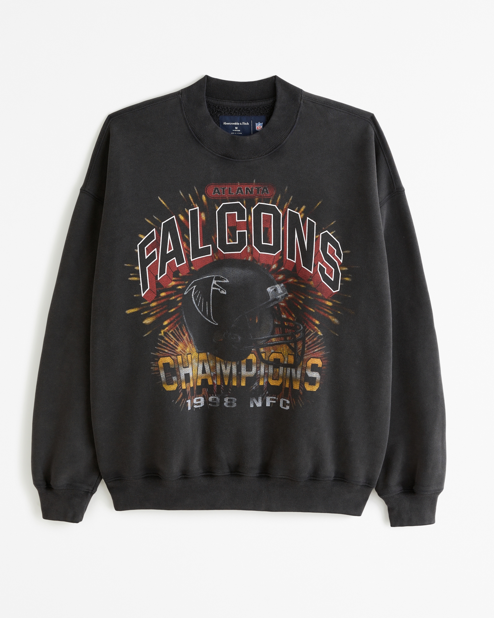 Gender Inclusive Atlanta Falcons Graphic Crew Sweatshirt