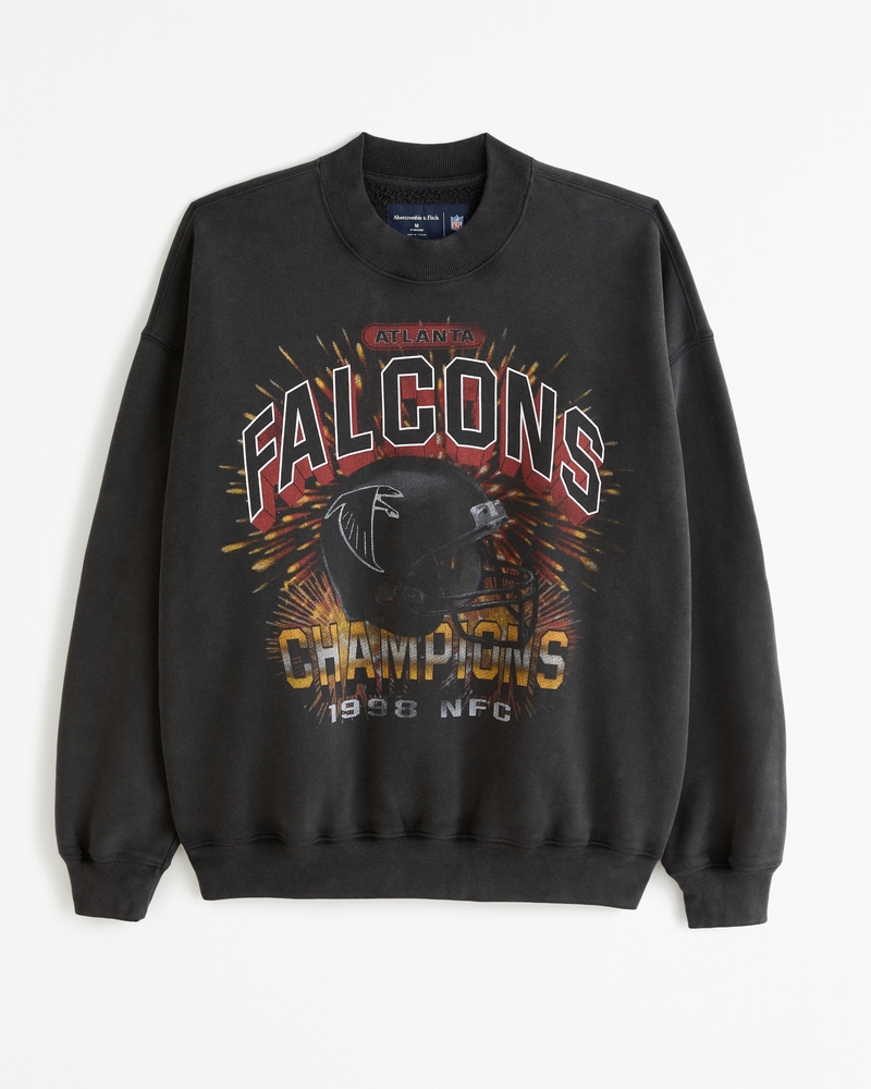 Women's Atlanta Falcons Graphic Crew Sweatshirt, Women's