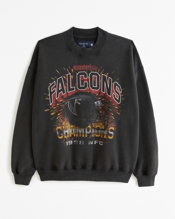Men's Atlanta Falcons Graphic Crew Sweatshirt | Men's Tops ...