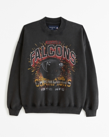 Men's Atlanta Falcons Graphic Crew Sweatshirt | Men's Tops