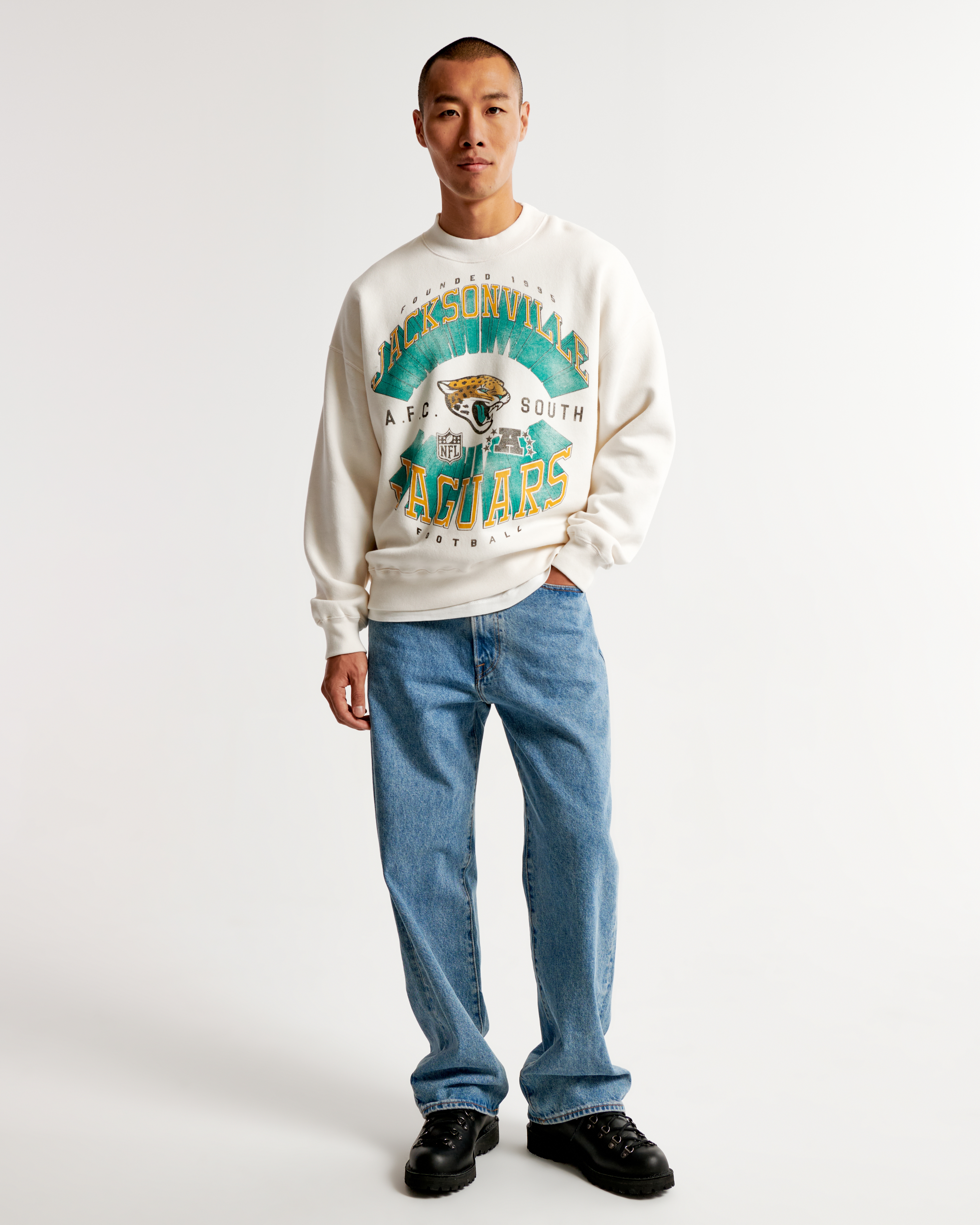 Jacksonville Jaguars Graphic Crew Sweatshirt